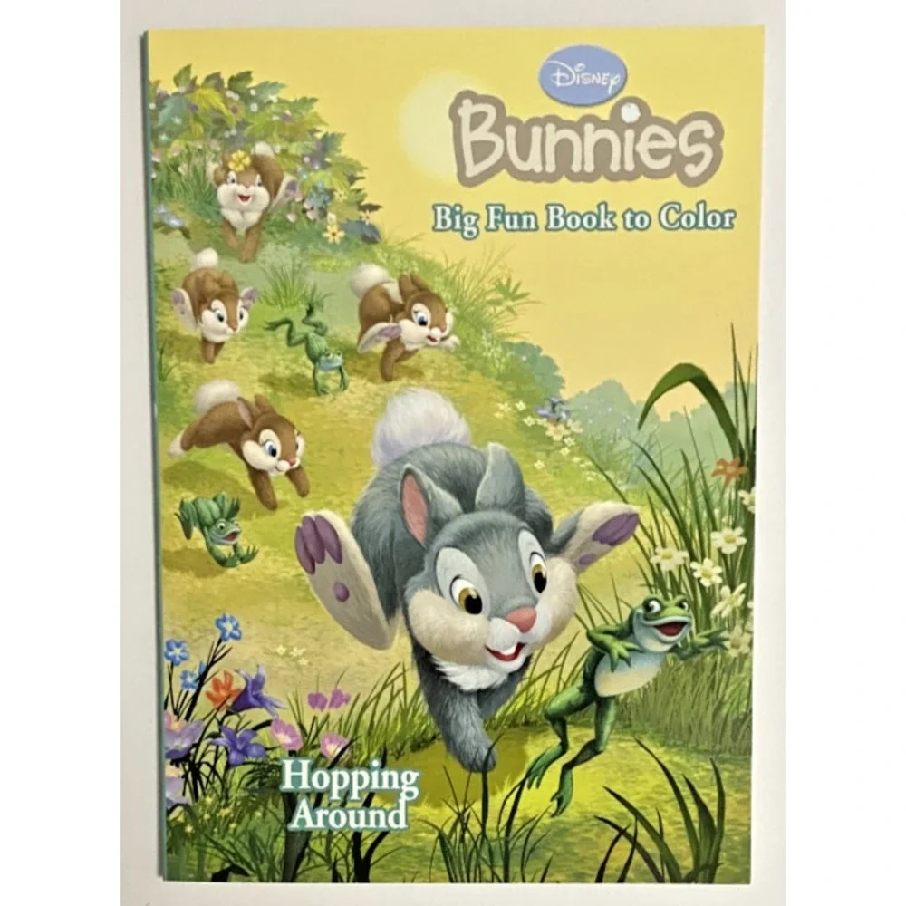 Disney BUNNIES Hopping Around‎ Big Fun Book To Color